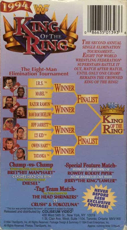 Picture of WWF: King of the Ring 1994 [VHS]